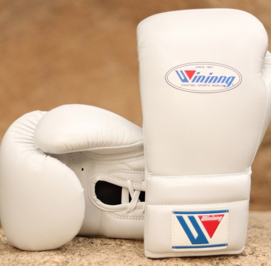 Winning Lace-Up Boxing Gloves